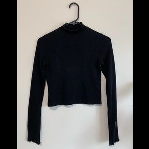 Lettuce Edge Turtleneck Long Sleeve